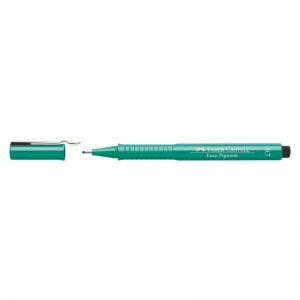 Cienkopis Faber-Castell Ecco Pigment, 0.7mm, zielony